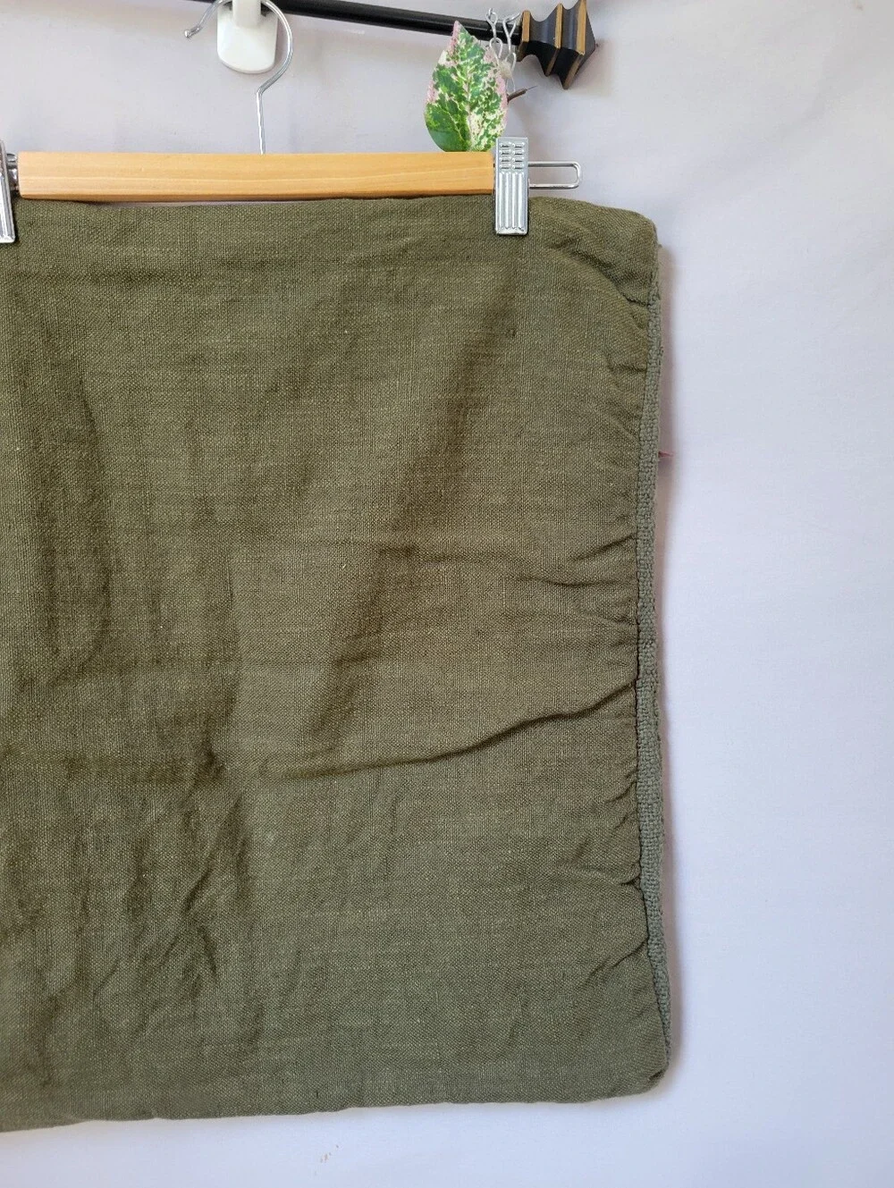 West Elm Corded Linen Blend Throw Pillow Cover 20 x 20